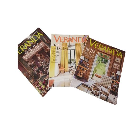Lot Of 3 VERANDA Magazines 2016 Including HOLIDAY Issue March September November - Picture 11 of 11